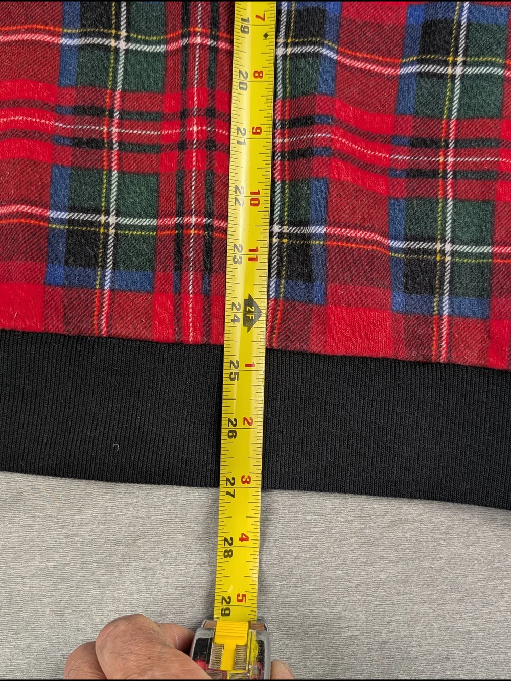 Polo Ralph Lauren Tartan Buffalo‎ Check Plaid Crewneck Sweatshirt Men XL